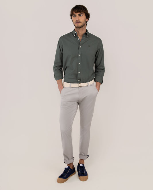 Pantalón Chino Básico Gris