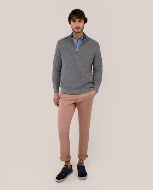 Pantalón Chino Básico Rojo