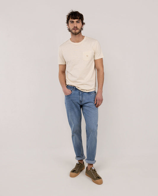 Pantalón Denim Azul Claro