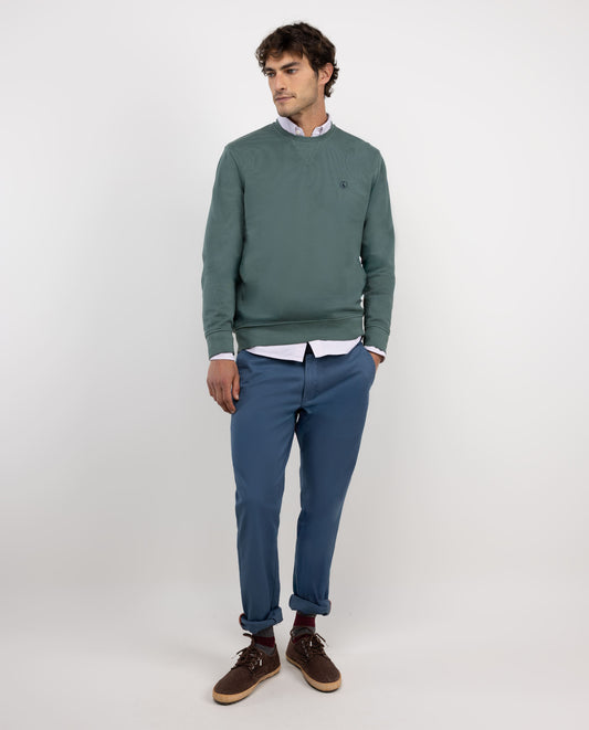 Pantalón Chino Azul Slim Fit