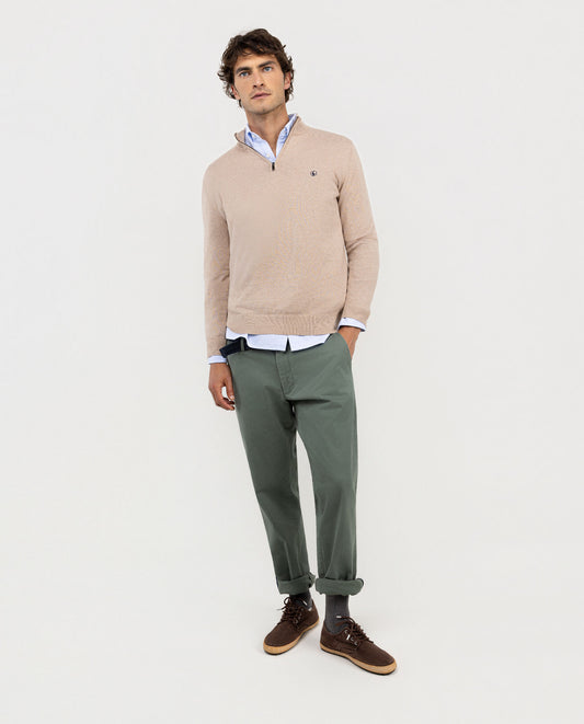Pantalón Chino Verde Regular Fit