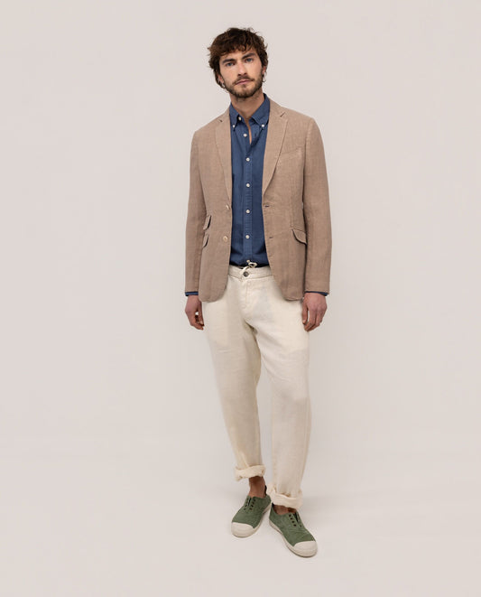 Americana Lino Garment Dyed Tostado