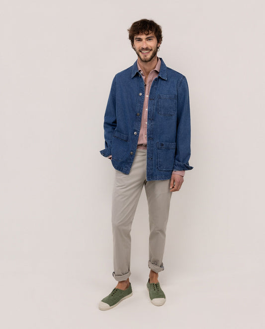 Sobrecamisa Denim Azul Medio