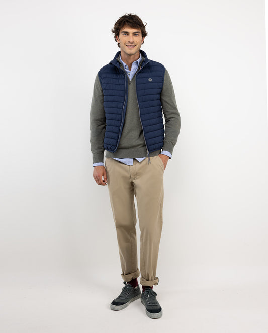 Chaleco Acolchado Básico Marino