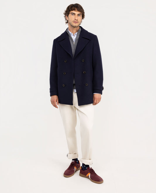 Chaquetón Cruzado Marino