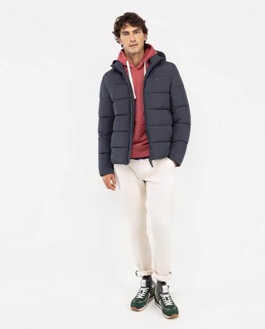 Abrigo Corto Acolchado Marino