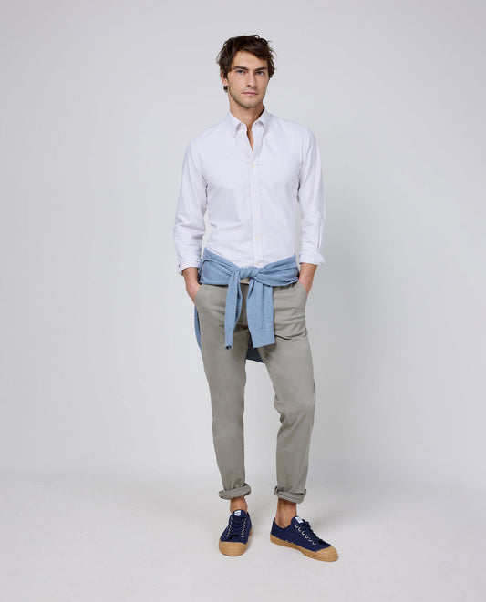 Camisa Oxford Yale Rosa Oscuro
