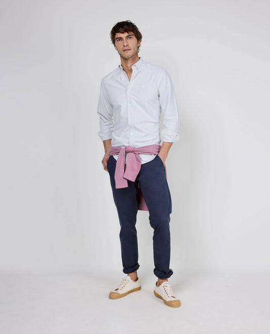 Camisa Oxford Butcher Button Down Verde