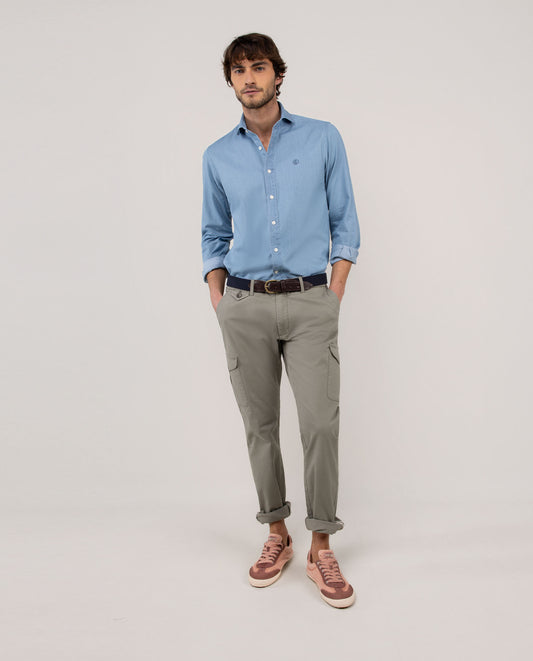 Camisa Denim Índigo