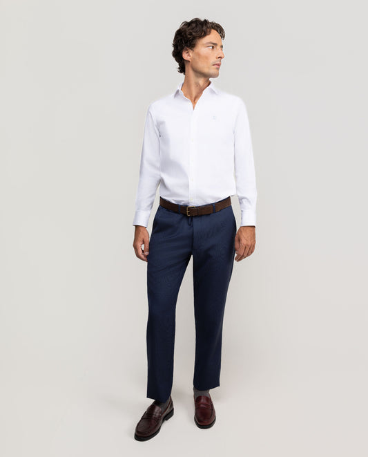 Camisa Royal Oxford Vestir Blanca