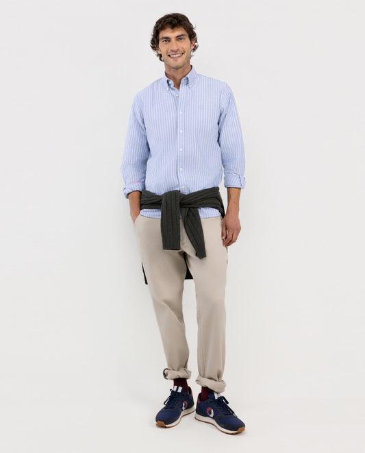 Camisa Raya Butcher Oxford Azul