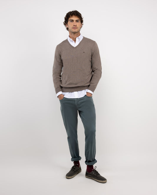 Jersey Cuello Pico Coderas Topo