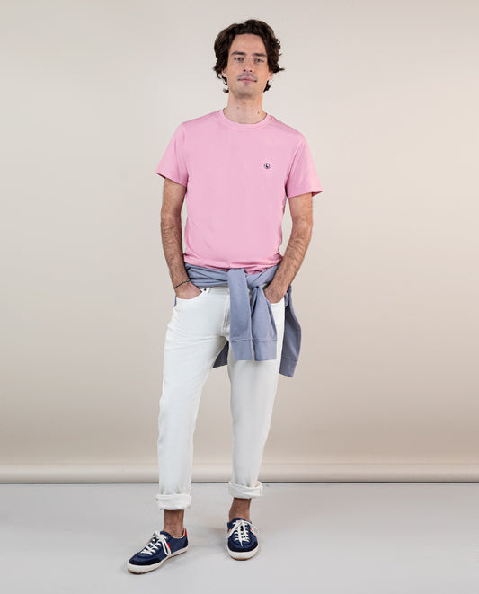Camiseta Garment Dyed Rosa