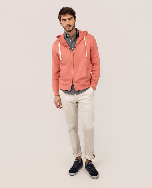 Sudadera Cremallera Rojo