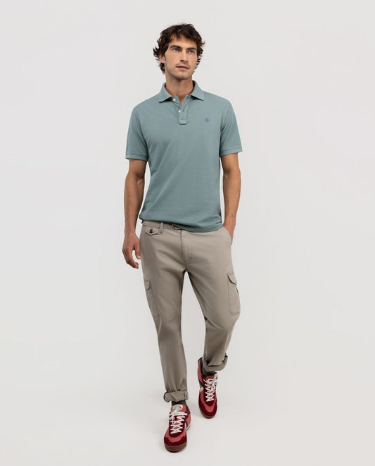 Polo Manga Corta Menta