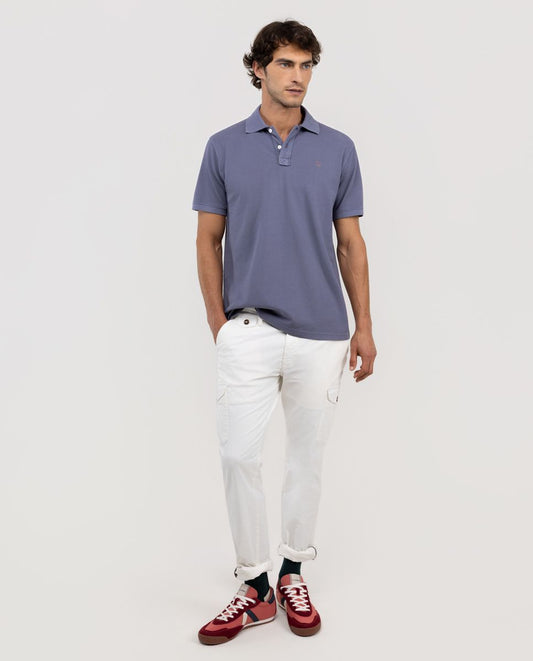 Polo Manga Corta Petróleo