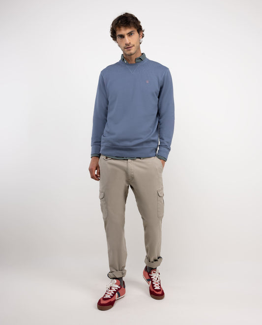 Sudadera Cuello Caja Petróleo