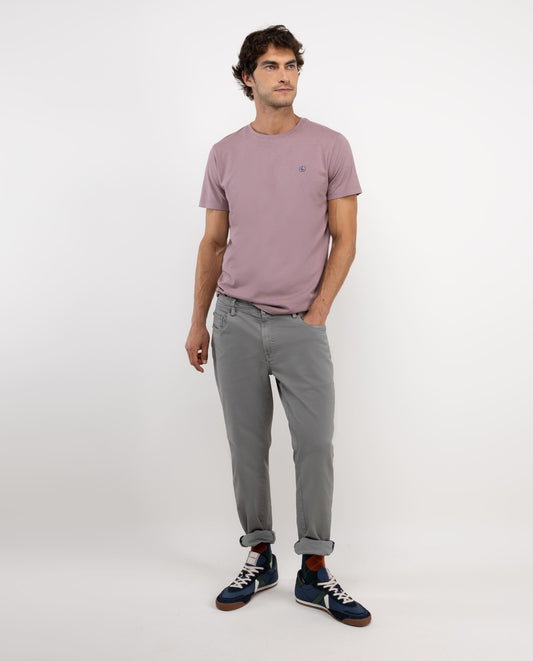 Camiseta Básica Malva