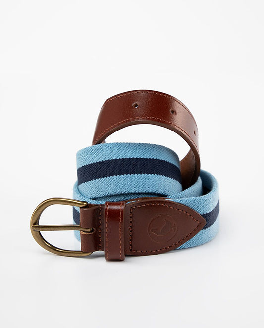 Cinturón Elástico Rayas Azul-Marino