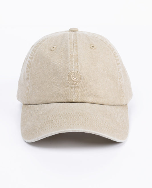 Gorra Algodón Lavado Beige
