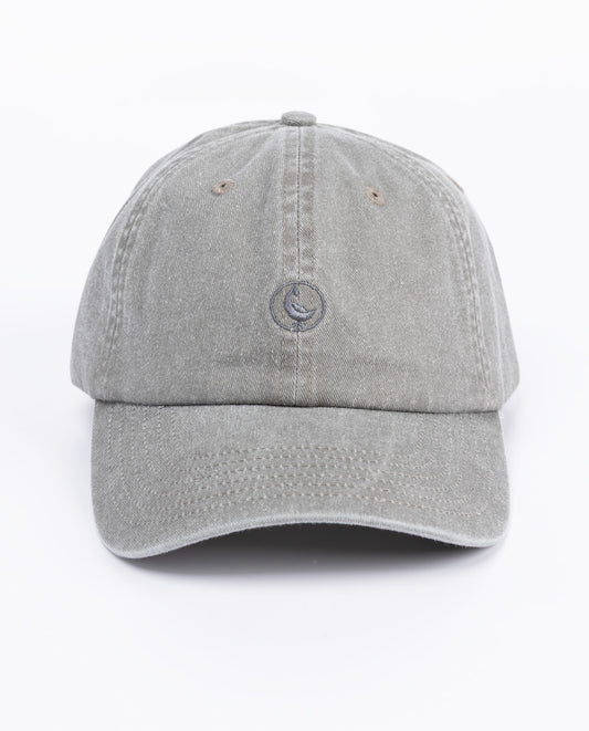 Gorra Algodón Lavado Gris