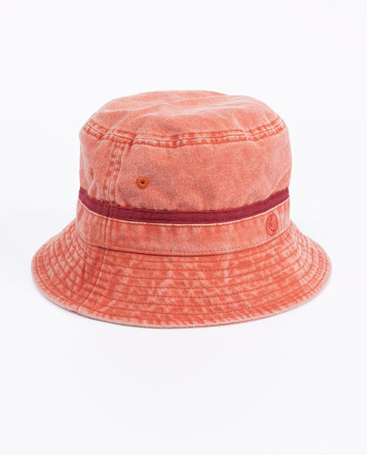 Bucket Washed Canvas Rojo