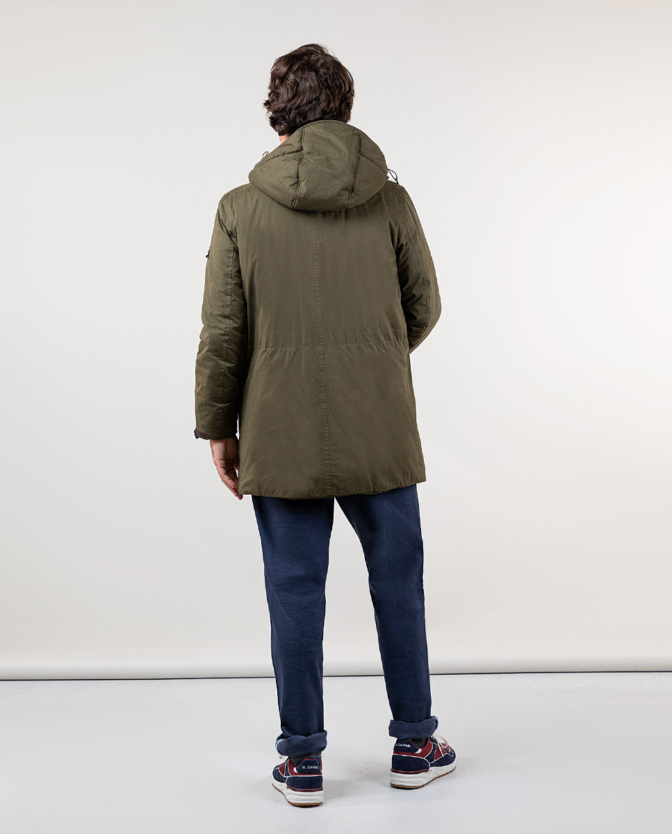 Parka Casual Capucha Verde El Ganso XL 3C5D5A Verde
