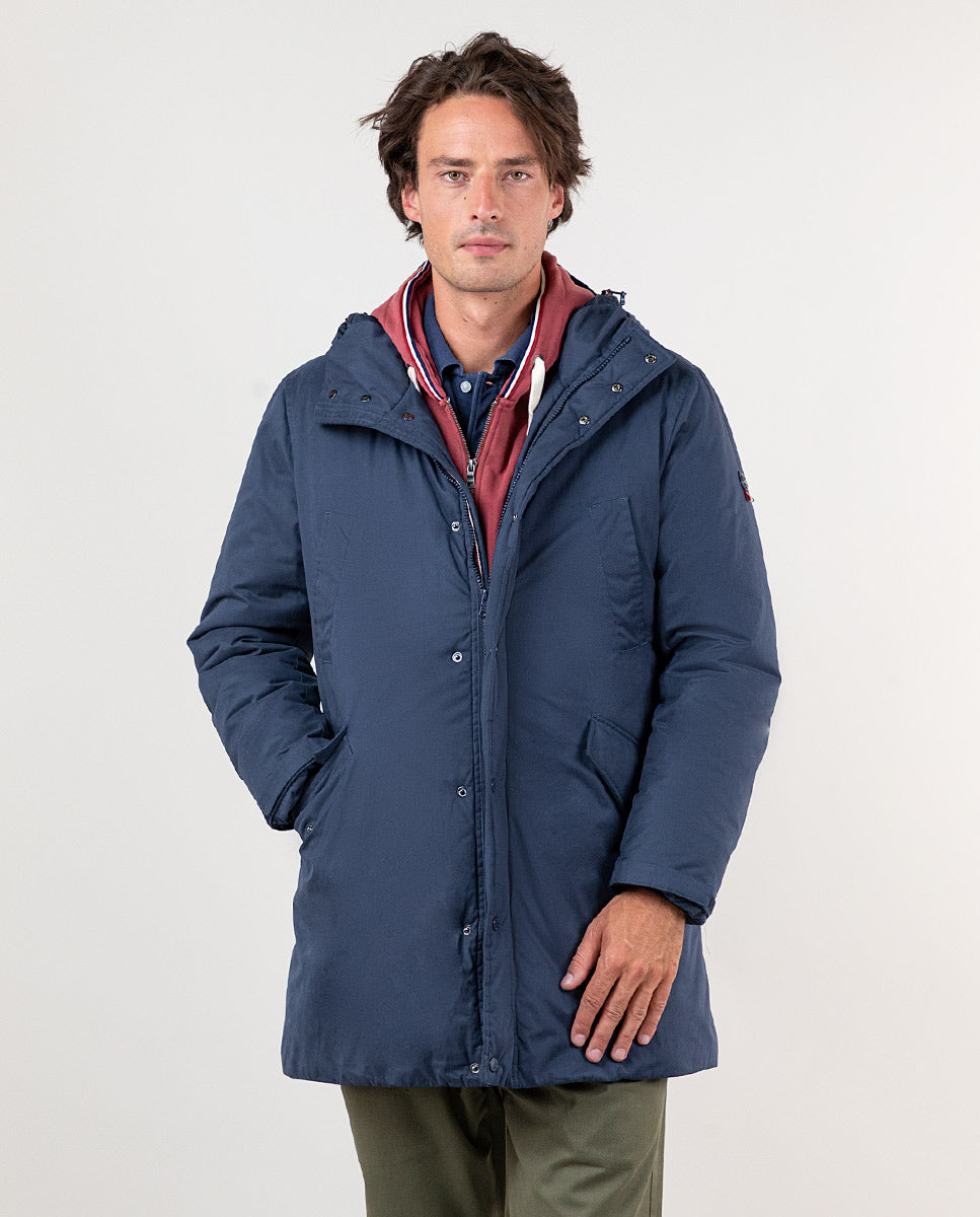 Parka Casual Capucha Marino El Ganso XL 2D268A Marino