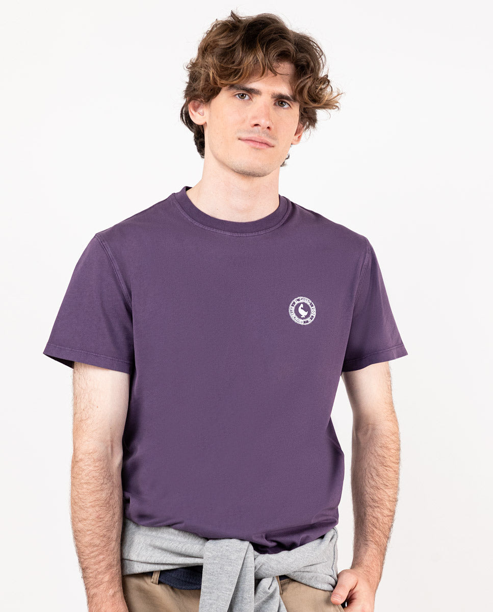 Camiseta basica morada hotsell