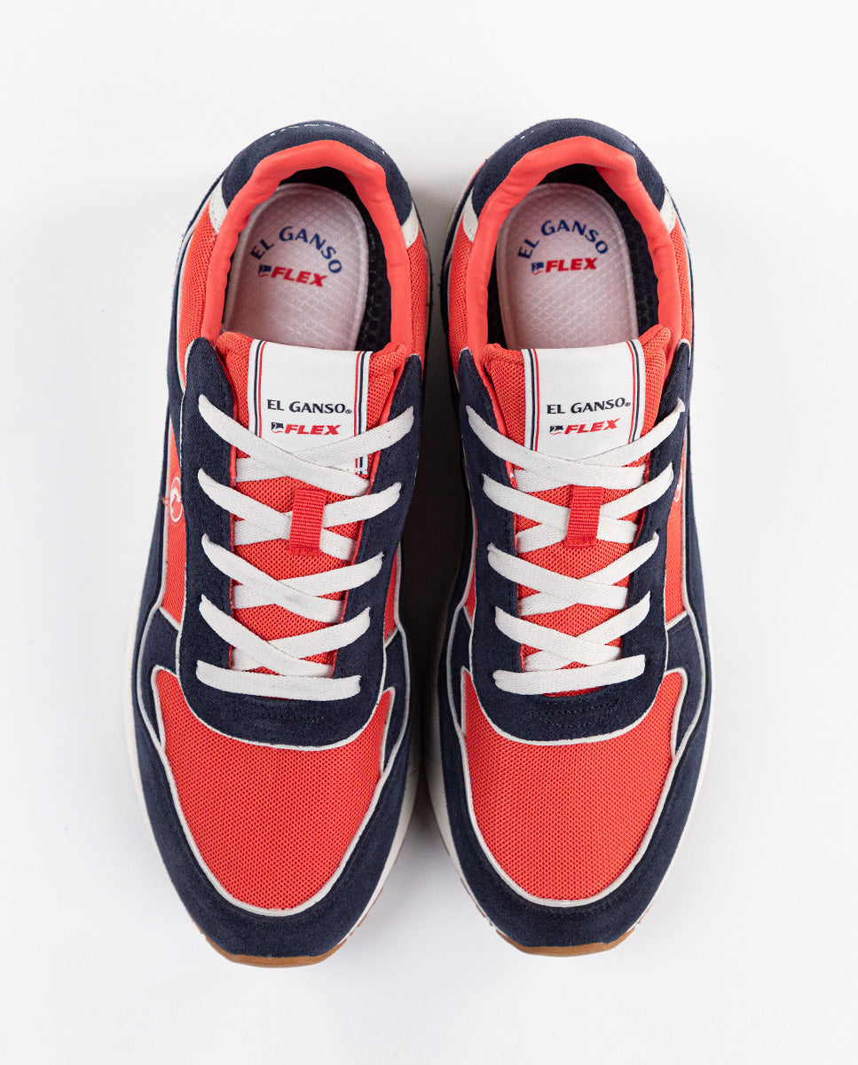 El Ganso Zapatilla El Ganso Flex Marino Rojo para hombre. El Ganso MX